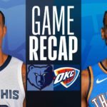 memphis grizzlies vs okc thunder match player stats