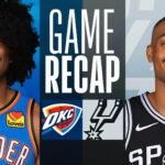 san antonio spurs vs okc thunder match player stats